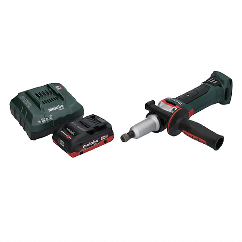 Metabo GA 18 LTX G Meuleuse droite sans fil 6 mm 18V + 1x Batterie 4,0 Ah + Chargeur