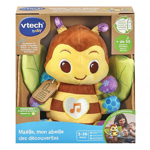 VTech Maelle, mon abeille des decouvertes (bouteilles plastique recyclees)