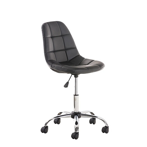 Non Chaise de bureau en simili cuir Emil