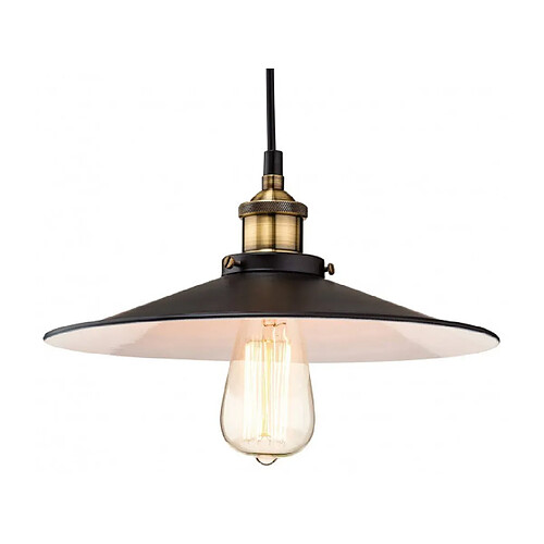 Luminaire Center Suspension Empire, noir / laiton antique