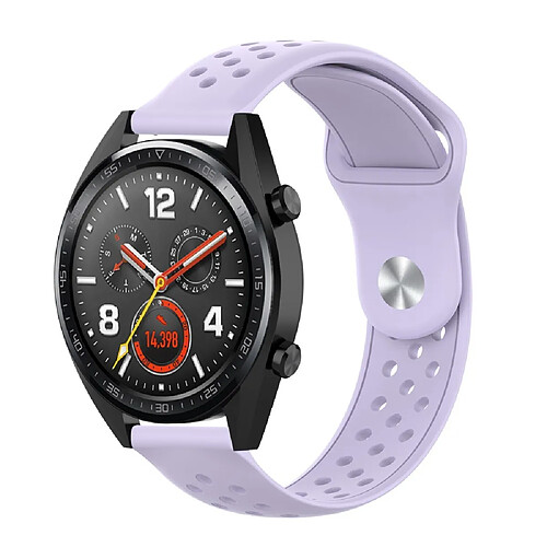 Bracelet en TPU couleur unie violet pour votre Samsung Galaxy Watch 42mm