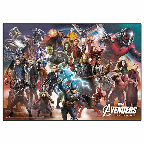 Grupo Erik - Sous-Main Bureau Marvel Avengers Endgame - Sous-Main Bureau Enfant - Protège Bureau Enfant 34 x 49cm