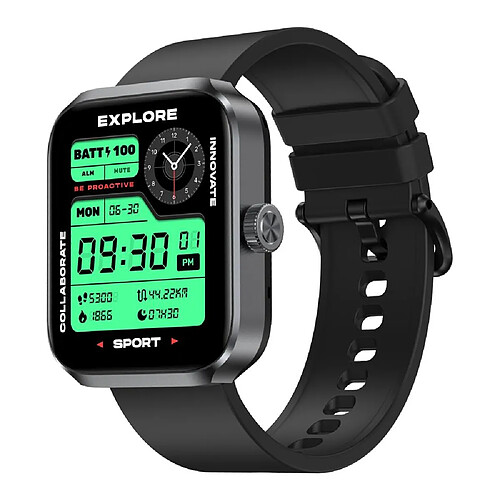 Yonis Montre Connectée GPS Écran AMOLED Blanc