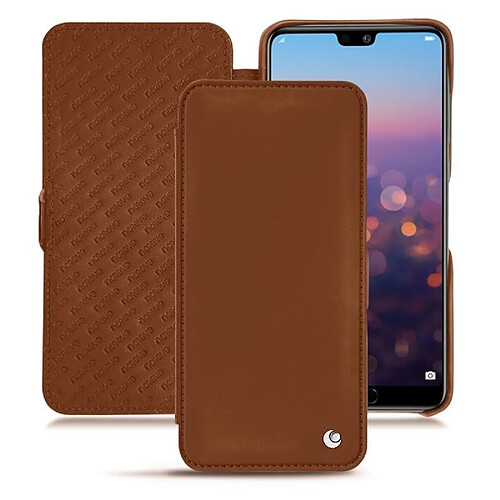 Housse cuir Huawei P20 Pro - Rabat horizontal - Marron ( Nappa - Pantone #8B4720 ) - NOREVE