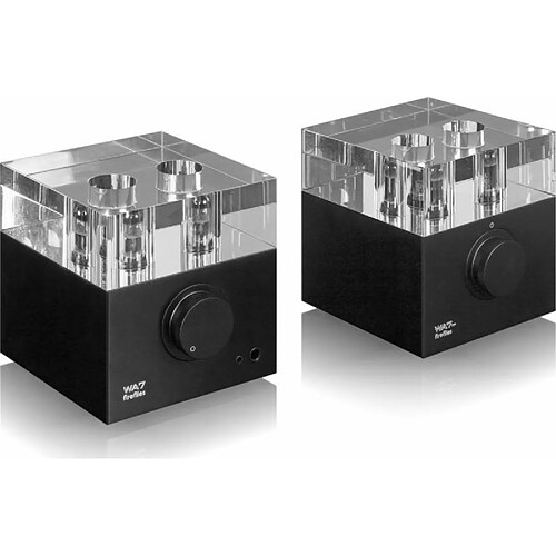 Woo Audio anglais Fireflies (2nd Gen) avec bloc d'alimentation Wa7tp (tube) mise à niveau en noir