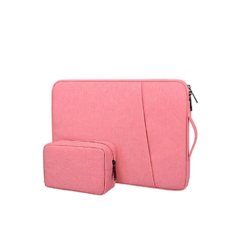 13,3 pouces imperméable et résistant à l'usure Sac d'ordinateur portable Doublure de sac Housse de protection Convient pour Portable Notebooks-Rose