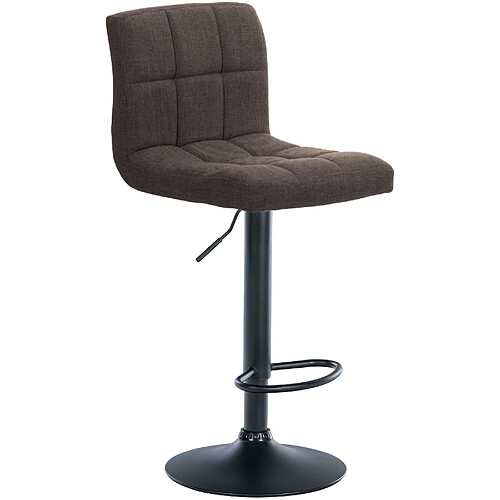 Non Tabouret de bar Calma tissu noir