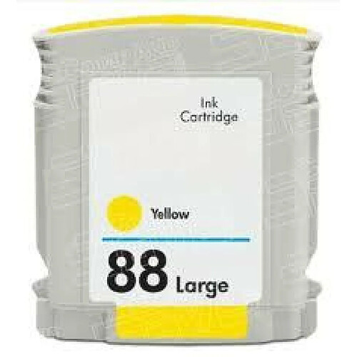 Cartouche d'encre jaune compatible Hp 88 (C9393Ae)