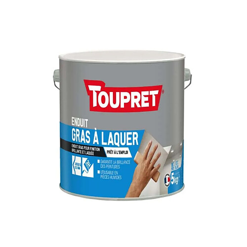 Gras à Laquer TOUPRET Pate 5Kg - BCLAQ05