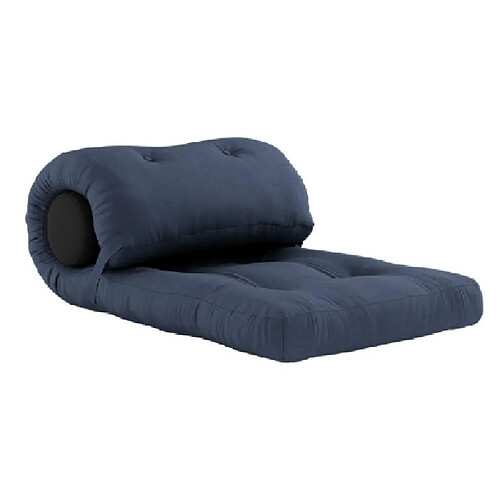 Inside 75 Fauteuil futon convertible WRAP couleur bleu marine