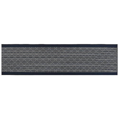 Beliani Tapis bleu marine 80 x 300 cm CHARVAD