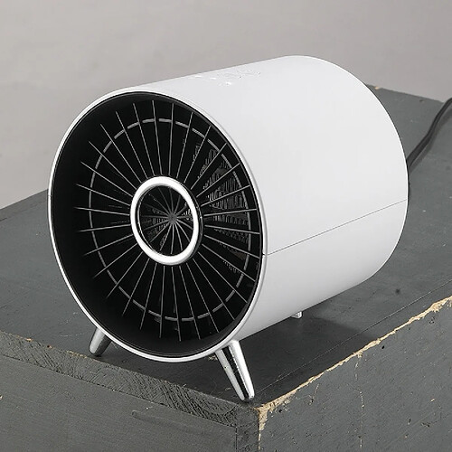 Wewoo Chauffage électrique Mini ménage économiseur d'énergie radiateur ventilateur chaud blanc