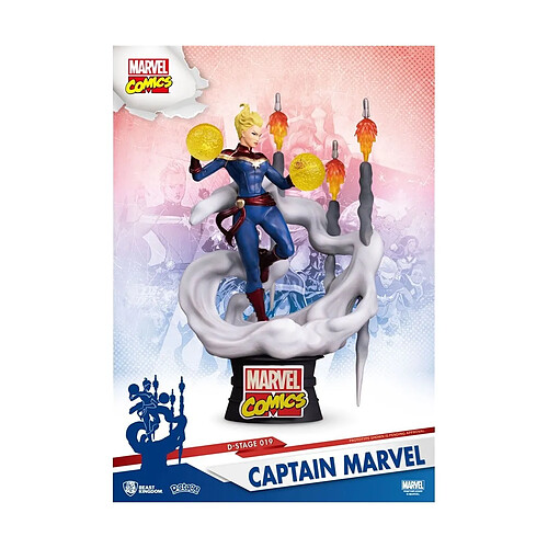 Beast Kingdom Toys Marvel Comics - Diorama D-Stage Captain Marvel 16 cm