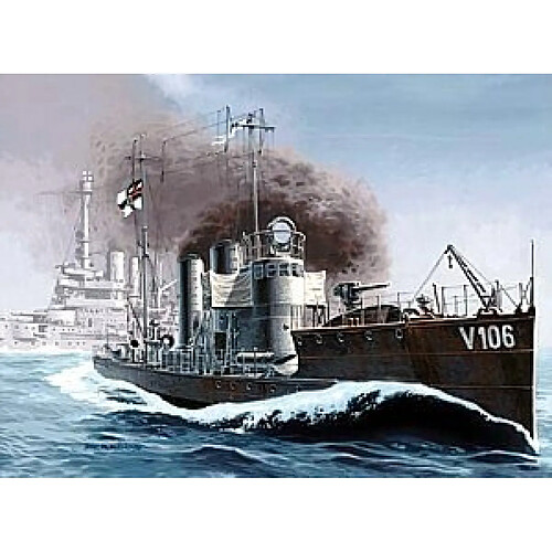 MIR040028 1400 Mirage V106 WWI German Torpedo Boat MODEL KIT by Mirage Hobby