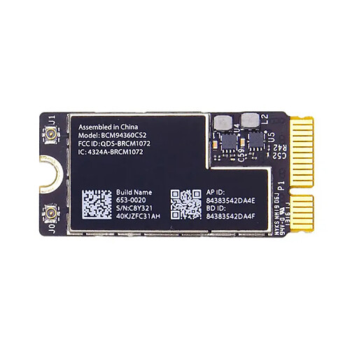 Carte AirPort Wifi Apple pour MacBook Air 11 A1465 (2013/2015) et 13 A1466 (2013/2017) · Reconditionné