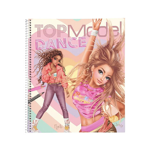 TOPModel Album a colorier avec stickers - Top Model - Depesche