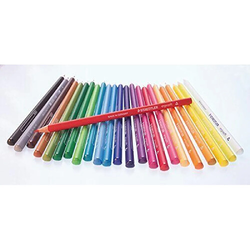 Staedtler Lot de 12 157-5 Crayons de couleur Vert