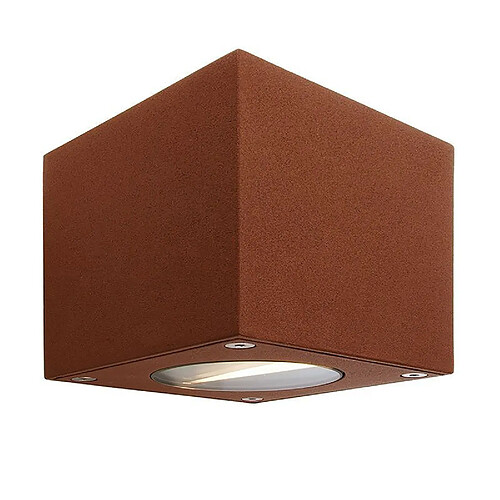 Applique cube LED 6W applique façade étanche double angle réglable éclairage balcon jardin 230V COULEUR MARRON