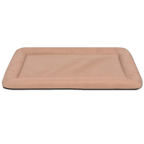 Helloshop26 Matelas lit panier pour chiens animaux de compagnie XXL 97 x 62 cm beige 02_0001614