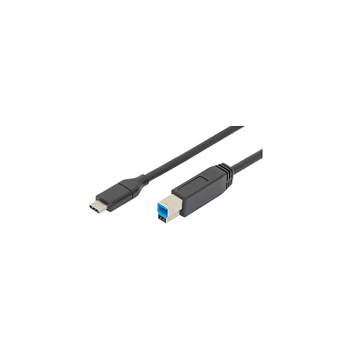 Digitus ASSMANN Câble de raccordement USB 3.0, USB-C - USB-B, 1,8 m ()