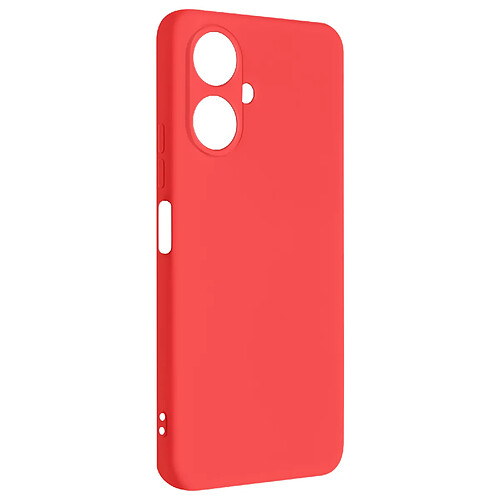 Avizar Coque pour Xiaomi Redmi 13C Semi-rigide Mat Anti-traces Dragonne Rouge