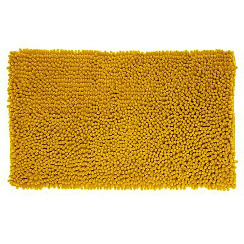 Tapis de Salle De Bain Maxi Chenille 50x80cm Jaune