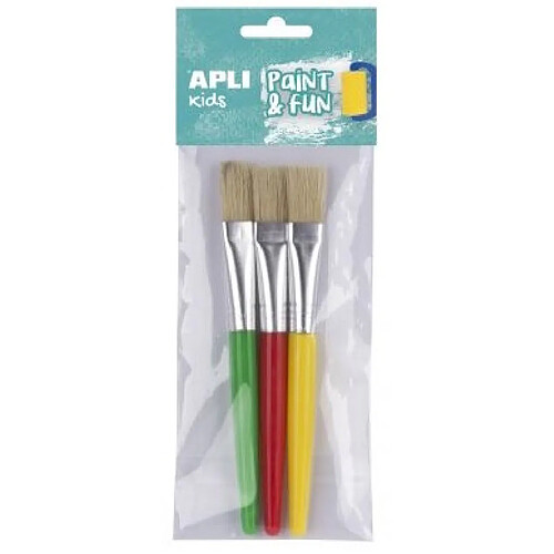 Apli Agipa Pinceaux Jumbo en plastique 1,6 cm 3 unités