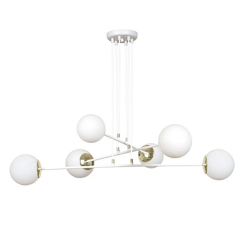 EPIKASA Suspension Ognis, Blanc, Acier, 90x100x75 cm