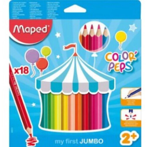 Maped Crayons Jumbo - Color Peps