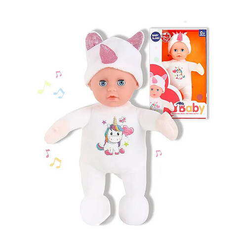 Bébé poupée Reig 25 cm Licorne Jouet Peluche