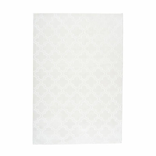 Paris Prix Tapis Vintage Fait Main Monroe I Blanc 80 x 300 cm