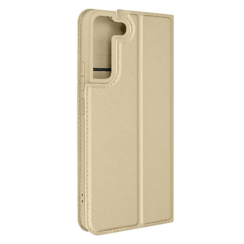 Housse Samsung Galaxy S22 Plus Porte-carte Support vidéo Dux Ducis doré