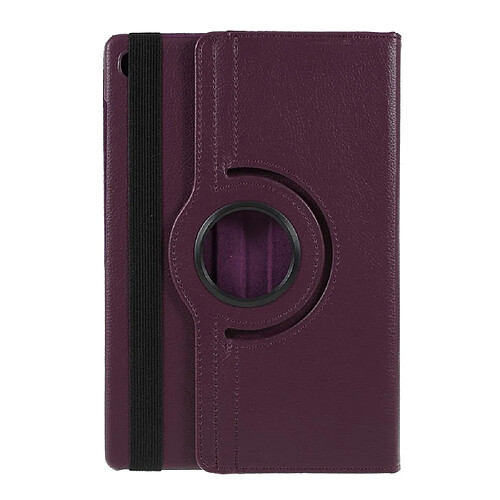 Etui en PU texture itchi avec support rotatif à 360 ° violet pour votre Samsung Galaxy Tab S5e SM-T720