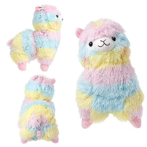 Universal Formes uniques, bouchons en alpaga arc-en-ciel et peluches