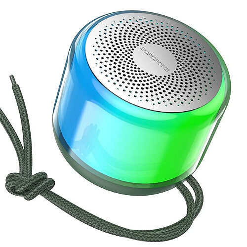 Yonis Enceinte Bluetooth 5.1 Légère Avec LED Hi-Fi