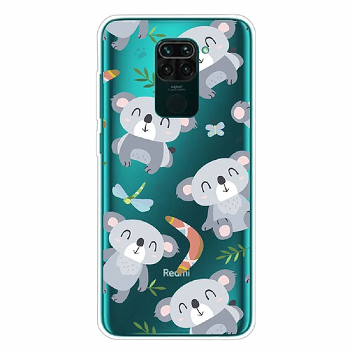 Coque en TPU impression de motifs koala pour votre Xiaomi Redmi Note 9