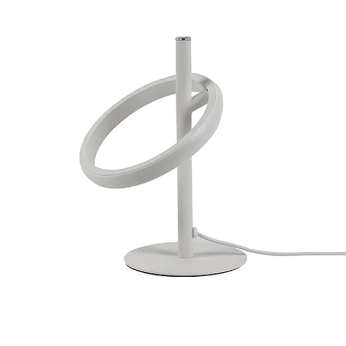 ZMH LED Table Lamp White Whonzimmer Modern Ring Rotatable Table Lamp