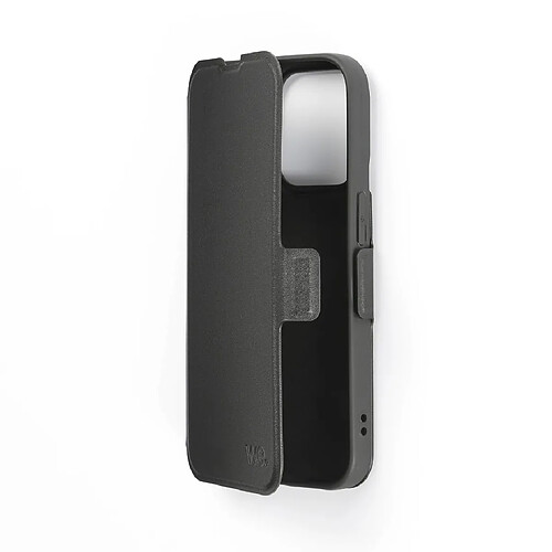 WE Etui folio AIMANTE APPLE IPHONE 15 PRO MAX Noir: fermeture magnétique - anti-chocs - Accès caméra – porte-cartes - Fonction support