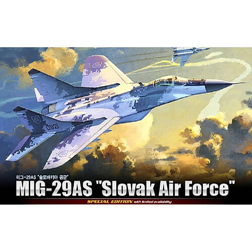 Maquette Avion Mig 29as ""slovak Air Force"" 1/48 De Academy