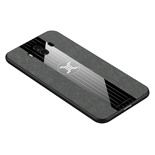 Wewoo Coque Souple Pour Huawei Mate 10 Pro XINLI Tissu de couture Antichoc TPU Housse de protection Gris