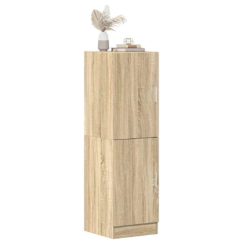 vidaXL Armoire de cuisine chêne sonoma 38x41,5x131,5cm bois ingénierie