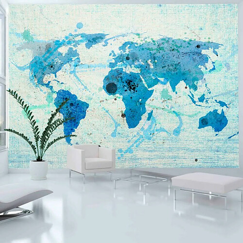 Paris Prix Papier Peint Cruising & Sailing the World Map 270 x 350 cm