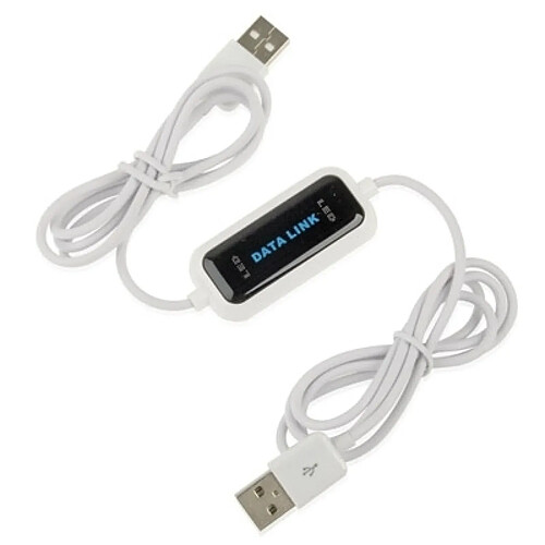 Wewoo Câble de liaison de données USB 2.0 haute vitesse, Partage de PC à PC, Plug and Play, Longueur: 165cm