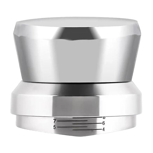 58mm Distributeur De Café Niveleur Profondeur Réglable Espresso Main Tamper Bleu