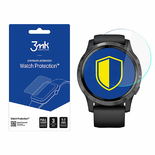 Max Protection Garmin Vivoactive 4 - 3mk Watch Protection v. ARC+