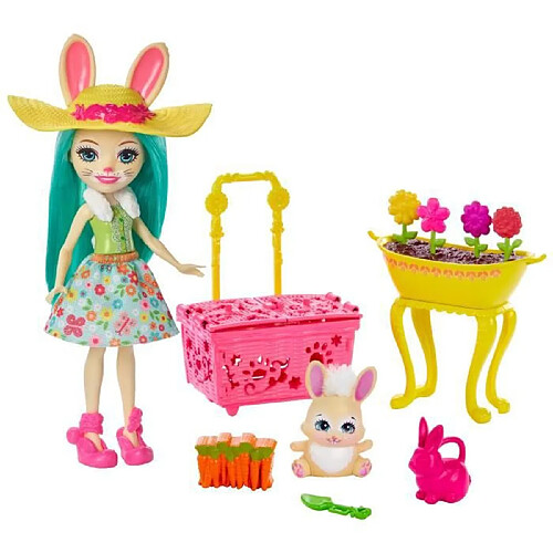 ENCHANTIMALS Saisons Enchantees Le Jardin de Fluffy Lapin et Map