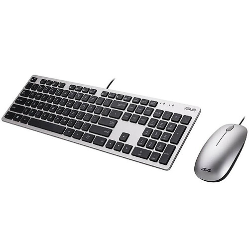 Wewoo Clavier Thin Mute câblé USB ASUS EU300C + Souris optique ergonomique 1000DPIlongueur du câble de la 1 m