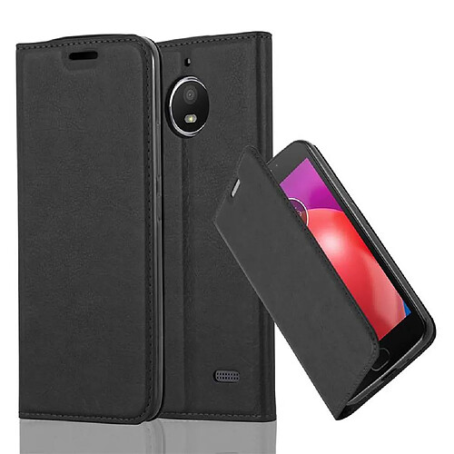 Cadorabo Coque Motorola MOTO E4 Etui en Noir