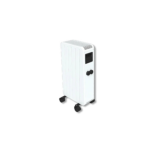 Carrera Radiateur Électrique LCD Céramique Blanc 1500W MOBILE