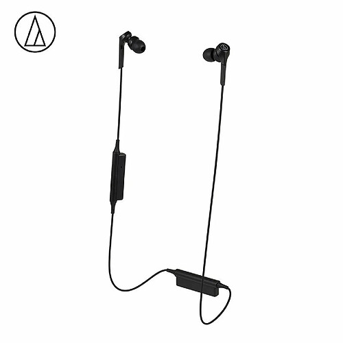 Original Audio-Technica Ath-Cks550Xbt Écouteur Bluetooth Casque De Sport Sans Fil Compatible Avec Noir